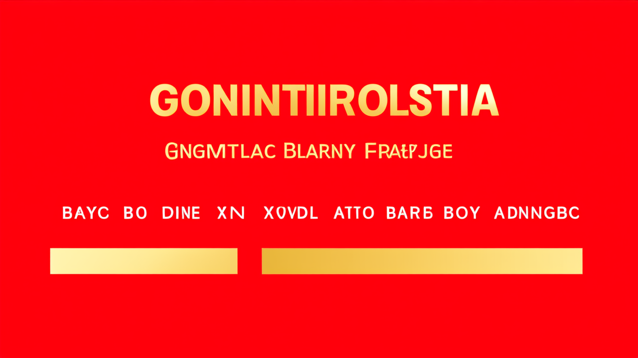 金红色颜色标准图