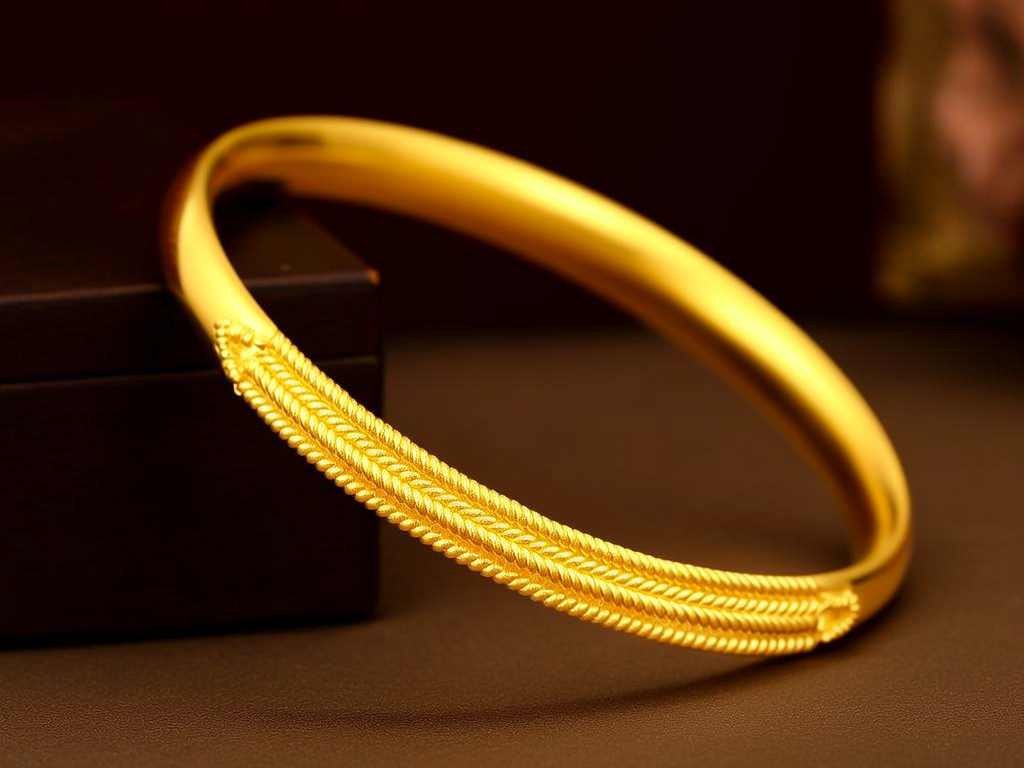 60克黄金手镯图片