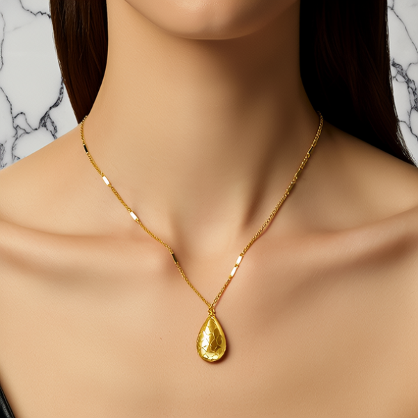 黄金项链女款真实图片 黄金项链女款真实图片